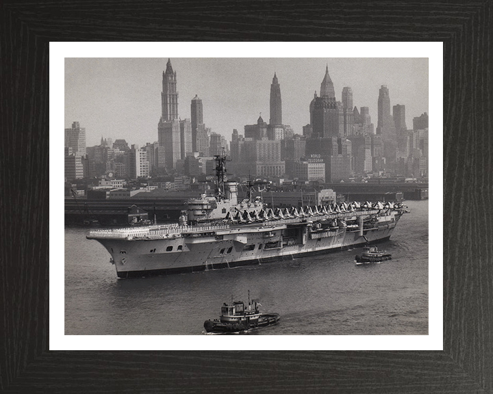 HMS Ark Royal R09 Royal Navy Audacious class aircraft carrier Photo Print or Framed Print - Hampshire Prints