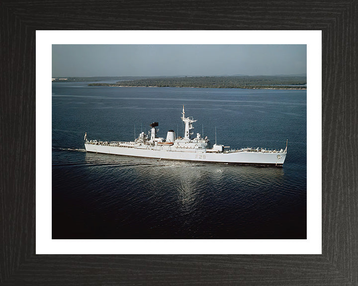 HMS Cleopatra F28 Royal Navy Leander class frigate Photo Print or Framed Print - Hampshire Prints