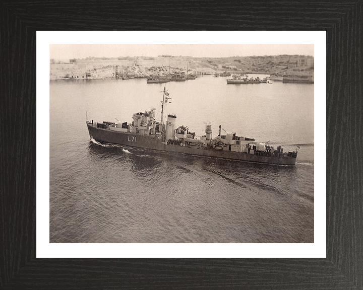 HMS Calpe L71 Royal Navy Hunt class destroyer Photo Print or Framed Print - Hampshire Prints