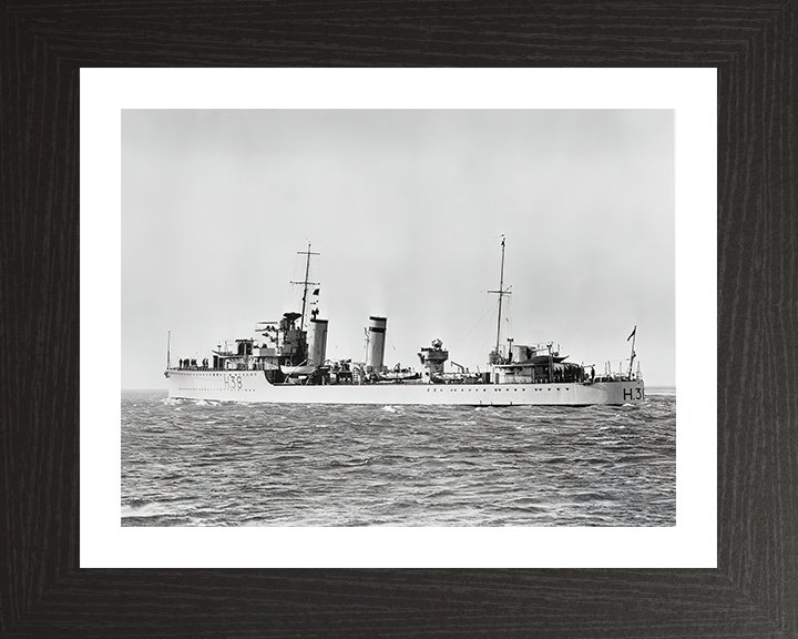 HMS Delight H38 Royal Navy D class destroyer Photo Print or Framed Print - Hampshire Prints