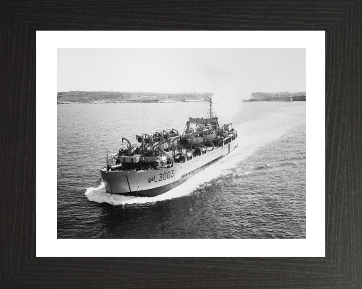 HMS Anzio L3003 Royal Navy tank landing craft Photo Print or Framed Print - Hampshire Prints