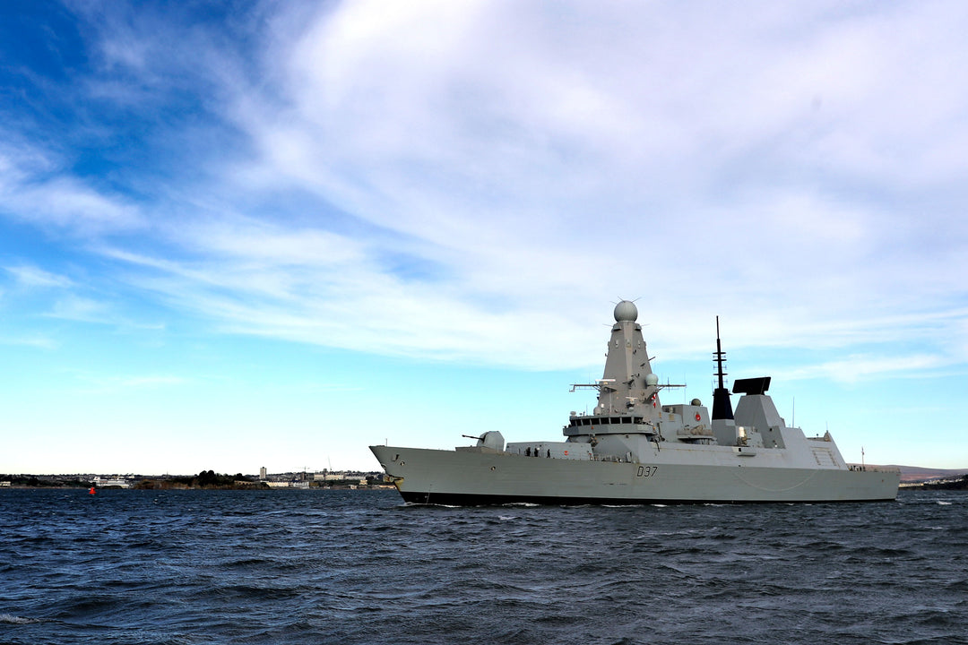 HMS Duncan D37 Royal Navy Type 45 Destroyer Photo Print or Framed Print - Hampshire Prints