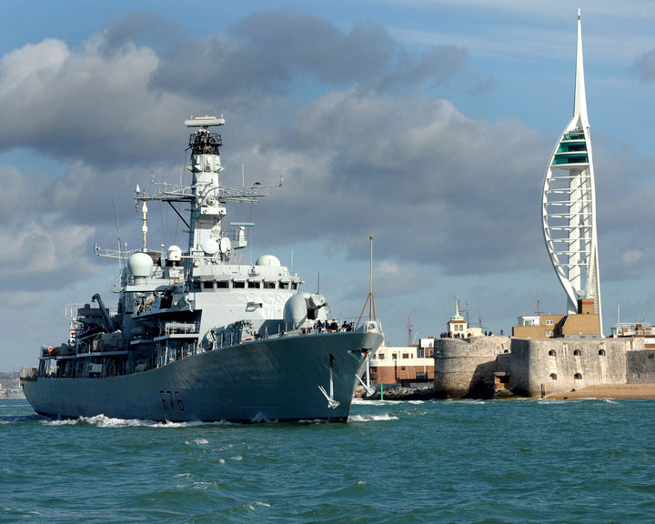 HMS Kent F78 Royal Navy Type 23 frigate Photo Print or Framed Print - Hampshire Prints