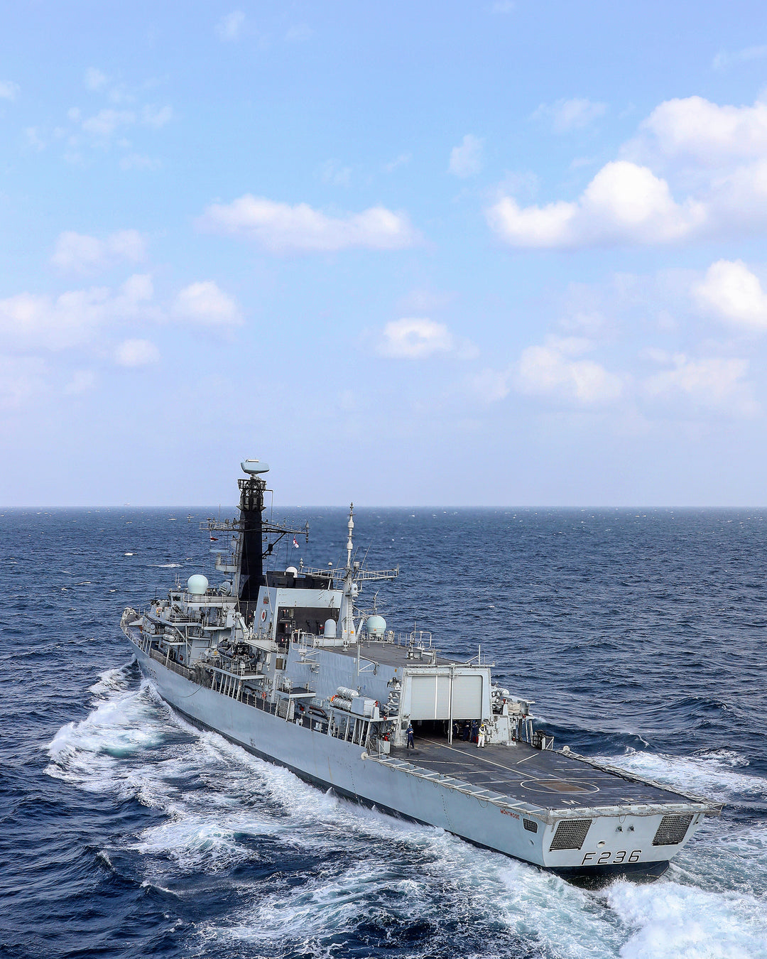 HMS Montrose F236 Royal Navy type 23 Frigate Photo Print or Framed Print - Hampshire Prints