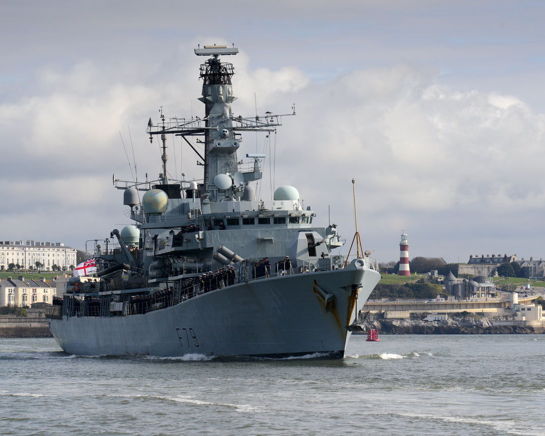 HMS Portland F79 Royal Navy Type 23 frigate Photo Print or Framed Print - Hampshire Prints