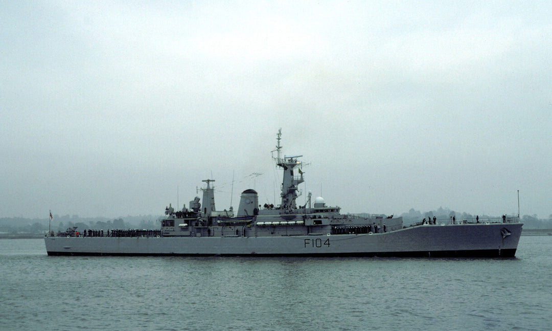 HMS Dido F104 Royal Navy Leander class frigate Photo Print or Framed Print - Hampshire Prints