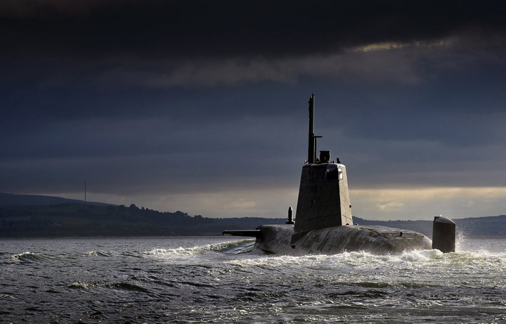 HMS Ambush S120 Royal Navy Astute class Submarine Photo Print or Framed Print - Hampshire Prints