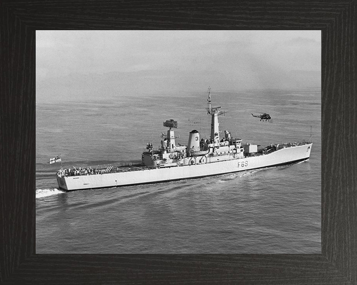 HMS Bacchante F69 Royal Navy Leander class frigate Photo Print or Framed Print - Hampshire Prints