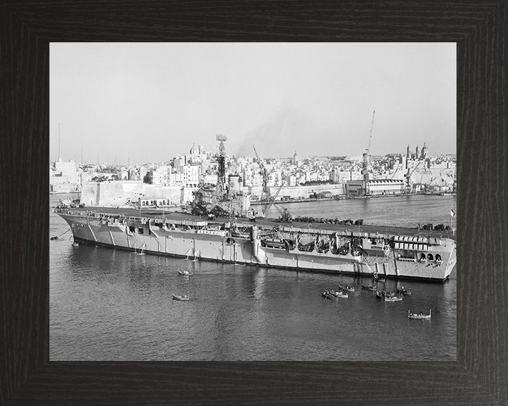 HMS Albion R07 Royal Navy Centaur class light fleet carrier Photo Print or Framed Print - Hampshire Prints