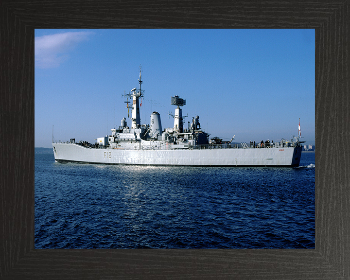 HMS Achilles F12 Royal Navy Leander Class Frigate Photo Print or Framed Print - Hampshire Prints