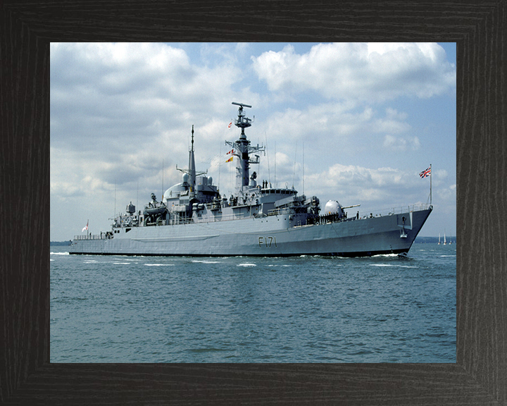 HMS Active F171 Royal Navy Type 21 frigate Photo Print or Framed Print - Hampshire Prints