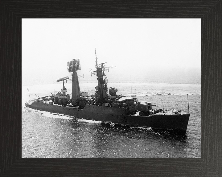 HMS Chichester F59 Royal Navy Salisbury class Frigate Photo Print or Framed Print - Hampshire Prints