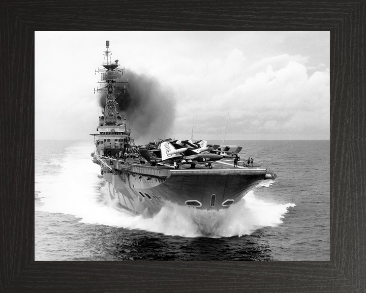 HMS Centaur R06 Royal Navy Centaur class light fleet carrier Photo Print or Framed Print - Hampshire Prints