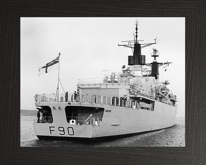 HMS Brilliant F90 Royal Navy Type 22 Frigate Photo Print or Framed Print - Hampshire Prints