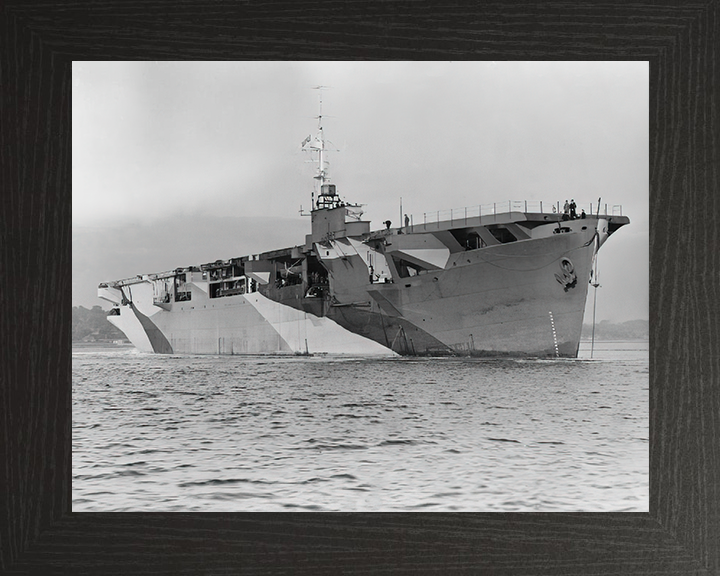 HMS Activity D94 Royal Navy escort carrier Photo Print or Framed Print - Hampshire Prints