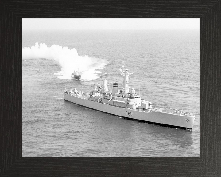 HMS Bacchante F69 Royal Navy Leander class frigate Photo Print or Framed Print - Hampshire Prints