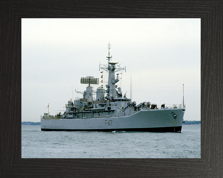 HMS Danae F47 Royal Navy Leander Class Frigate Photo Print or Framed Print - Hampshire Prints