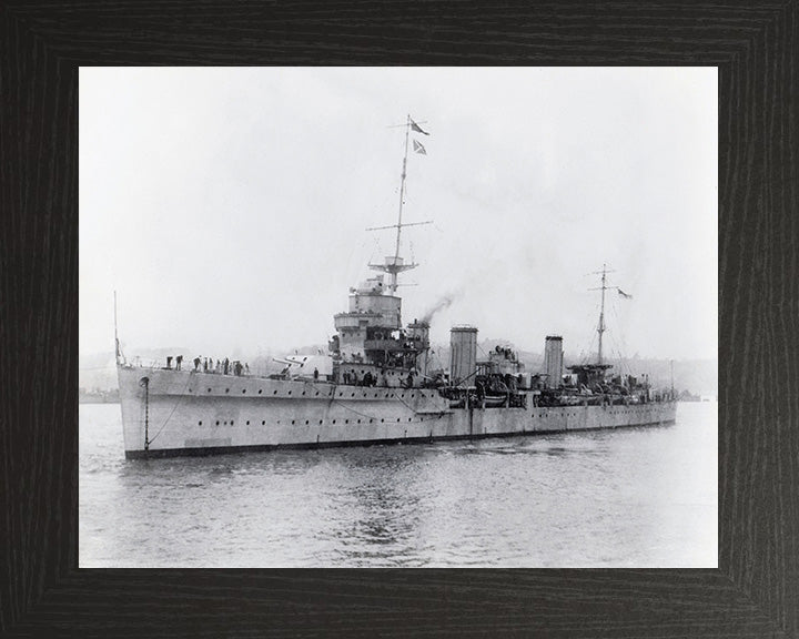 HMS Enterprise D52 Royal Navy Emerald class light cruiser Photo Print or Framed Photo Print - Hampshire Prints