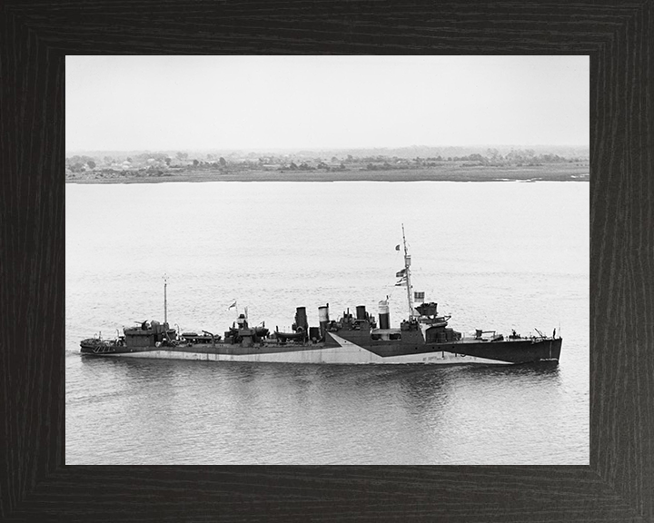 HMS Churchill I45 Royal Navy Town class Destroyer Photo Print or Framed Print - Hampshire Prints