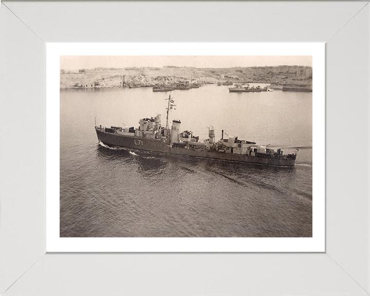 HMS Calpe L71 Royal Navy Hunt class destroyer Photo Print or Framed Print - Hampshire Prints