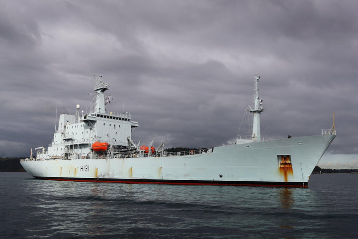 HMS Scott H131 | Photo Print | Framed Print | Poster | Ocean Survey Vessel | Royal Navy - Hampshire Prints