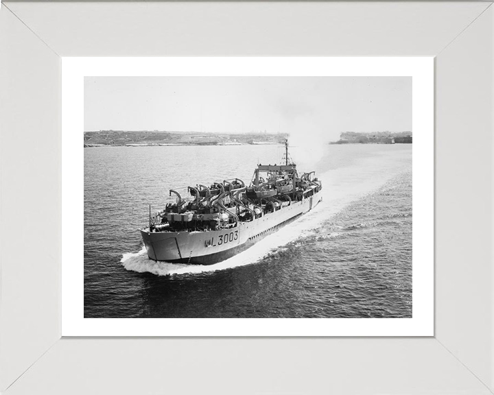 HMS Anzio L3003 Royal Navy tank landing craft Photo Print or Framed Print - Hampshire Prints