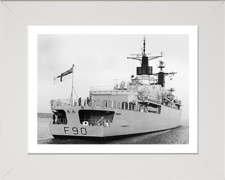 HMS Brilliant F90 Royal Navy Type 22 Frigate Photo Print or Framed Print - Hampshire Prints