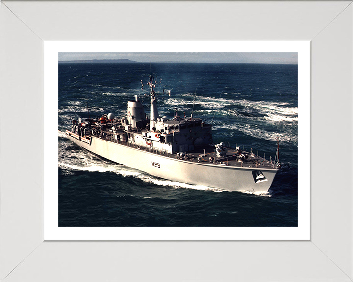 HMS Brecon M29 Royal Navy Hunt class mine countermeasures vessel Photo Print or Framed Print - Hampshire Prints