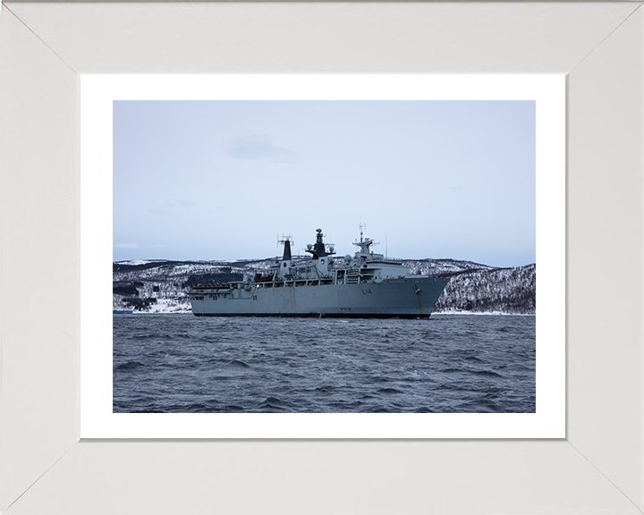 HMS Albion L14 Royal Navy Albion Class amphibious ship Photo Print or Framed Print - Hampshire Prints