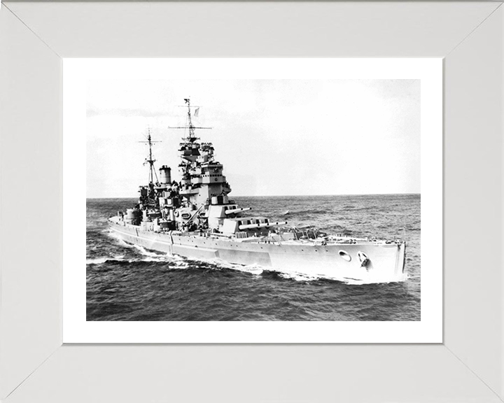 HMS Duke of York (17) Royal Navy King George V class battleship Photo Print or Framed Print - Hampshire Prints