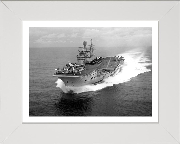 HMS Eagle R05 Royal Navy Audacious class aircraft carrier Photo Print or Framed Print - Hampshire Prints