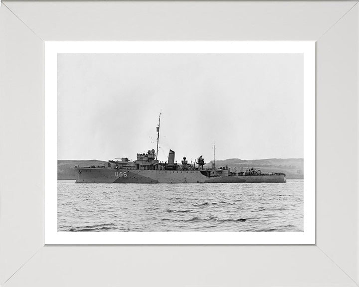 HMS Enchantress L56 (U56) Royal Navy Bittern class sloop Photo Print or Framed Print - Hampshire Prints