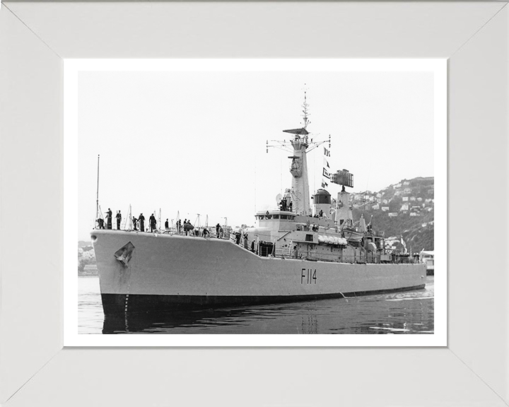 HMS Ajax F114 Royal Navy Leander Class Frigate Photo Print or Framed P ...