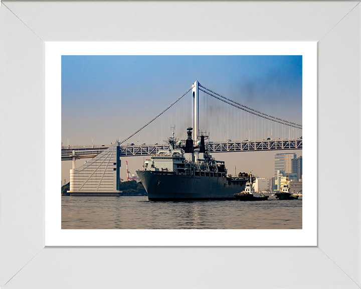 HMS Albion L14 Royal Navy Albion Class amphibious ship Photo Print or Framed Print - Hampshire Prints