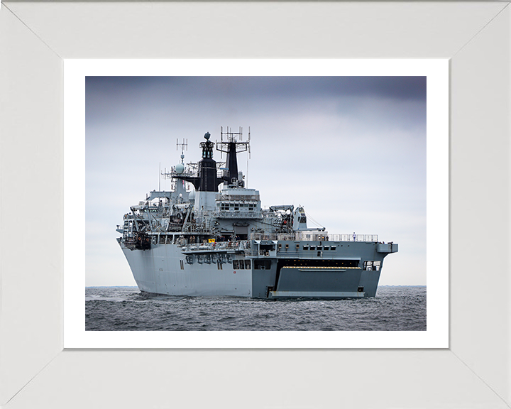 HMS Albion L14 Royal Navy Albion Class amphibious ship Photo Print or Framed Print - Hampshire Prints