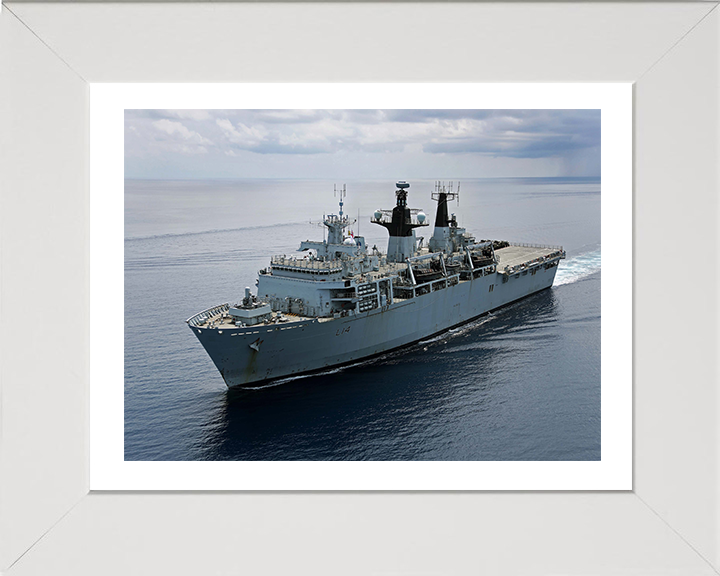 HMS Albion L14 Royal Navy Albion Class amphibious ship Photo Print or Framed Print - Hampshire Prints