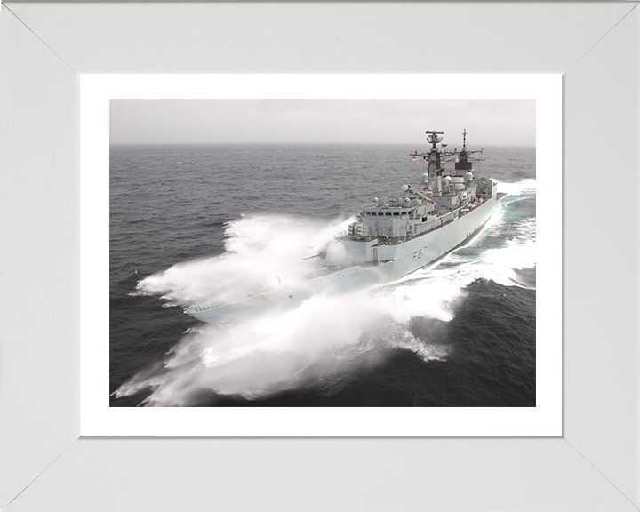 HMS Chatham F87 Royal Navy Type 22 Frigate Photo Print or Framed Print - Hampshire Prints