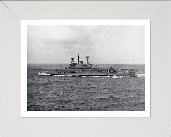 HMS Ark Royal R09 Royal Navy Audacious class aircraft carrier Photo Print or Framed Print - Hampshire Prints