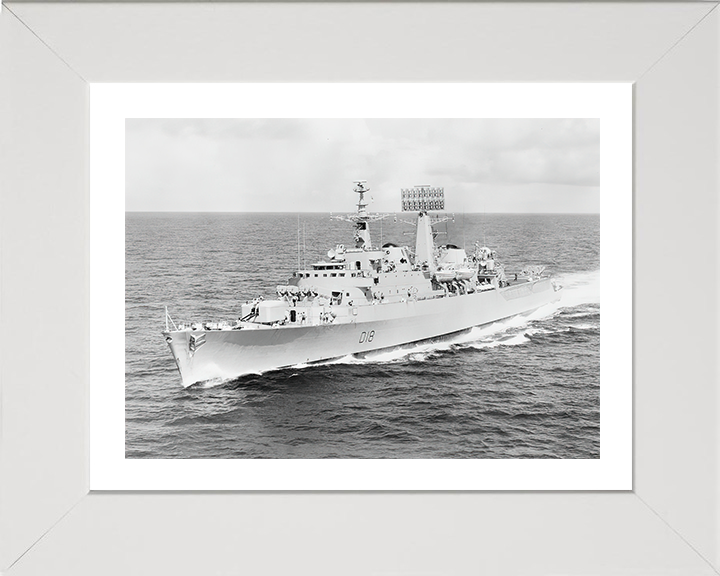 HMS Antrim D18 Royal Navy County class destroyer Photo Print or Framed Print - Hampshire Prints