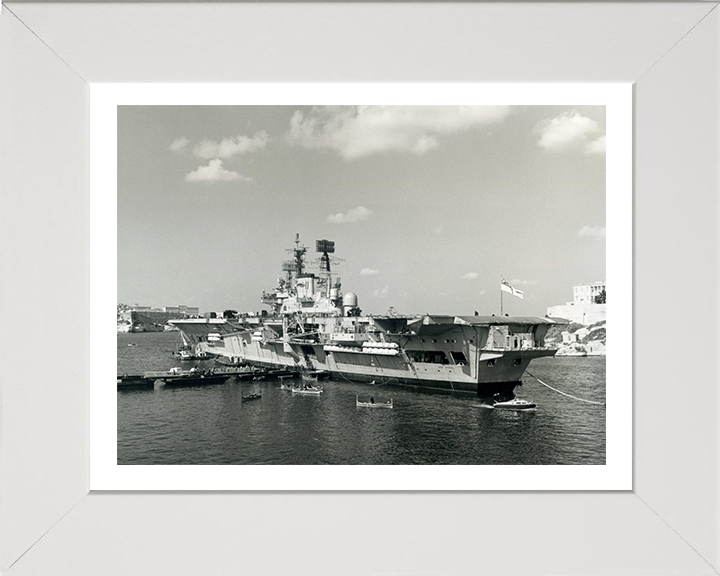 HMS Ark Royal R09 Royal Navy Audacious class aircraft carrier Photo Print or Framed Print - Hampshire Prints