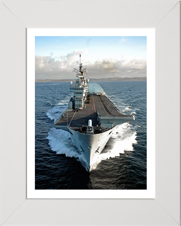 HMS Ark Royal R07 Royal Navy Invincible class aircraft carrier Photo Print or Framed Print - Hampshire Prints