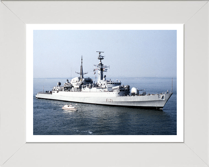 HMS Active F171 Royal Navy Type 21 frigate Photo Print or Framed Print - Hampshire Prints