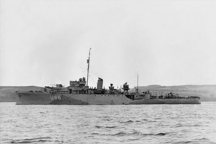 HMS Enchantress L56 (U56) Royal Navy Bittern class sloop Photo Print or Framed Print - Hampshire Prints