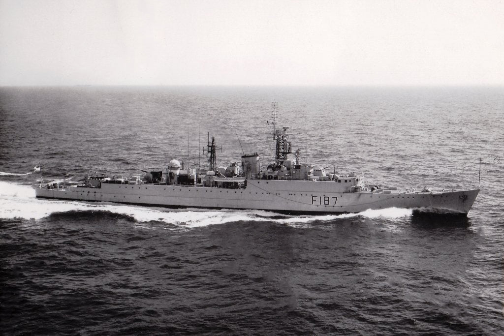 HMS Whirlwind F187 (R87) Royal Navy W class destroyer Photo Print or Framed Print - Hampshire Prints