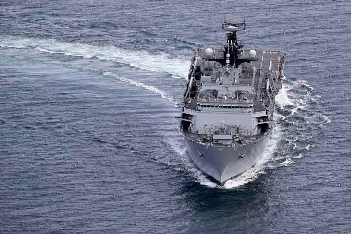 HMS Albion L14 Royal Navy Albion Class amphibious ship Photo Print or Framed Print - Hampshire Prints