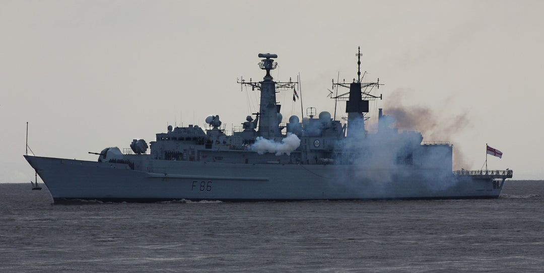 HMS Campbeltown F86 Royal Navy Type 22 Frigate Photo Print or Framed Photo Print - Hampshire Prints