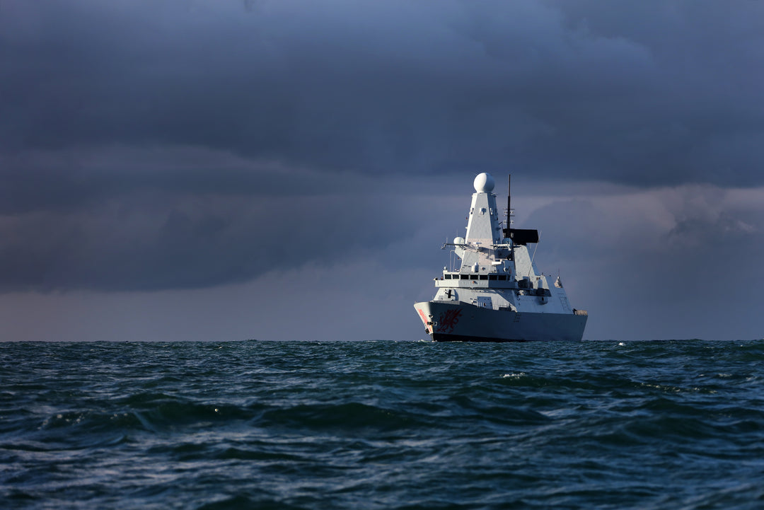 HMS Dragon D35 Royal Navy Type 45 Destroyer Photo Print or Framed Print - Hampshire Prints