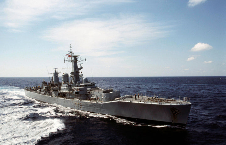 HMS Euryalus F15 Royal Navy Leander Class Frigate Photo Print or Framed Print - Hampshire Prints