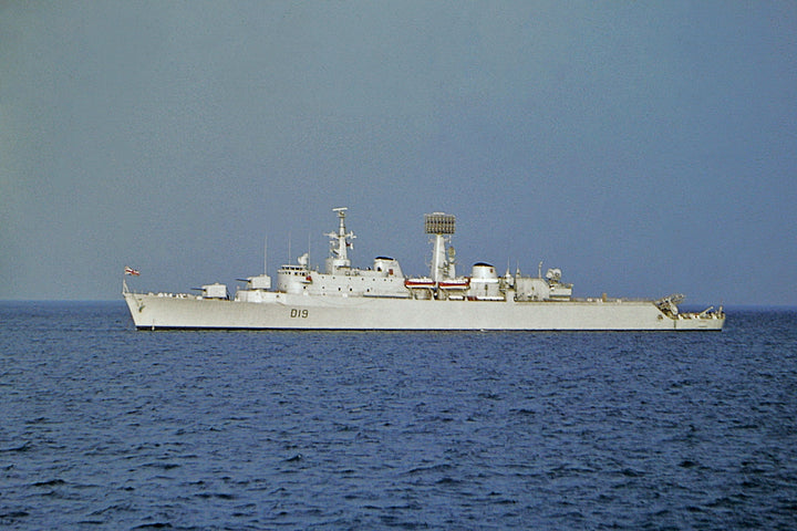 HMS Glamorgan D19 Royal Navy County class Destroyer Photo Print or Framed Print - Hampshire Prints