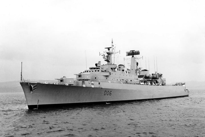 HMS Hampshire D06 Royal Navy County class destroyer Photo Print or Framed Print - Hampshire Prints